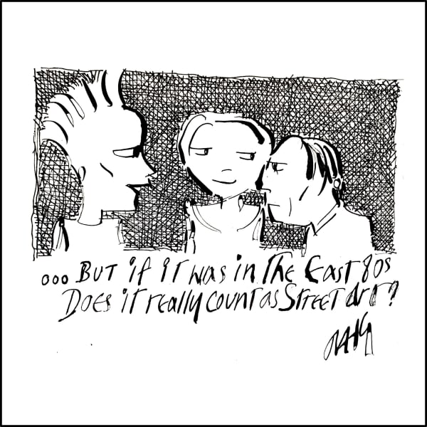 Anthony Haden-Guest The American Scream - Day 81, 2020 Ink on paper 15.9 x 16.5 cm