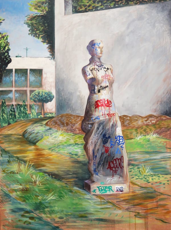 Noah Becker Venus in the Garden, 2020 Acrylic on canvas 121.9 x 91.4 cm
