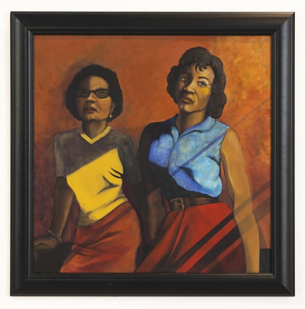 Kimberly Camp Drinking in Summer, 2005 Acrylic on canvas 76.2 x 76.2 cm