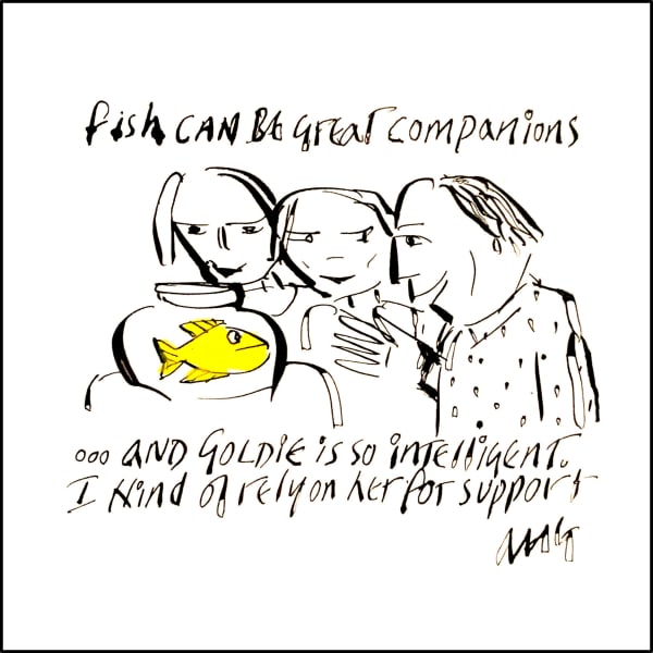 Anthony Haden-Guest The American Scream - Day 60, 2020 Ink on paper 14.0 x 21.6 cm