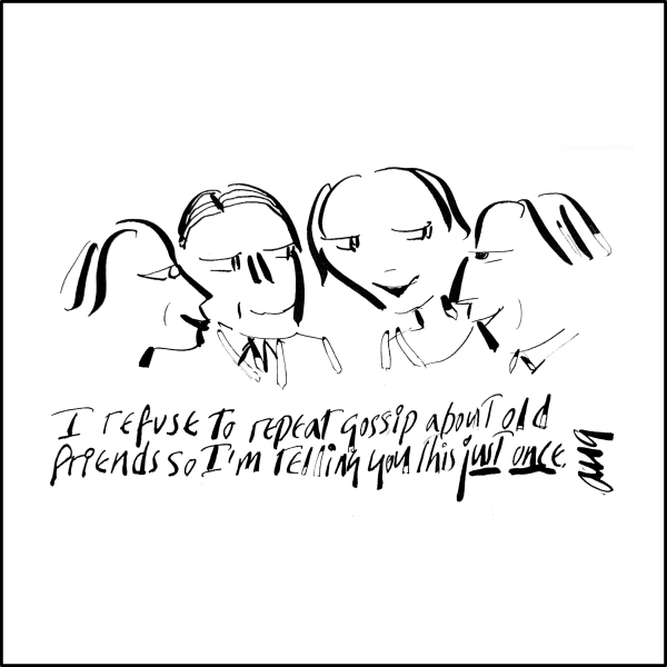 Anthony Haden-Guest The American Scream - Day 87, 2020 Ink on paper 19.7 x 22.9 cm