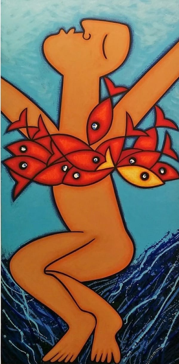 Karima Ben Otman, Riding the waves, 2018