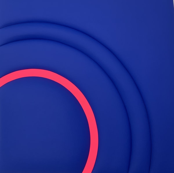 Samuele Ventanni, Introiezione Blu Circle , 2019