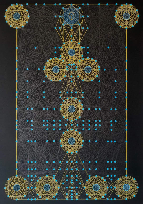 Kaikhan Salakhov, The Holy Kaaba 4/9, 2022