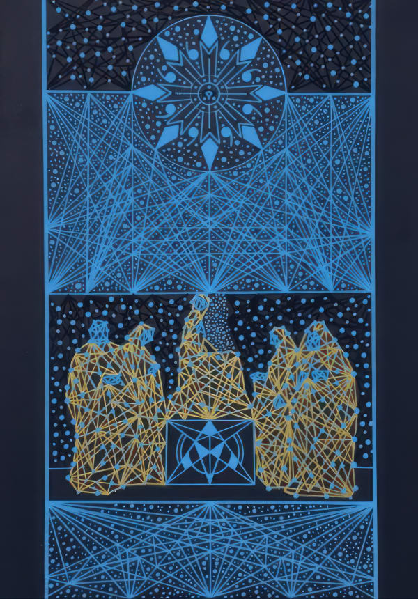 Kaikhan Salakhov, Astral Space Exploration: The Cosmic Council, #26/36, 2023