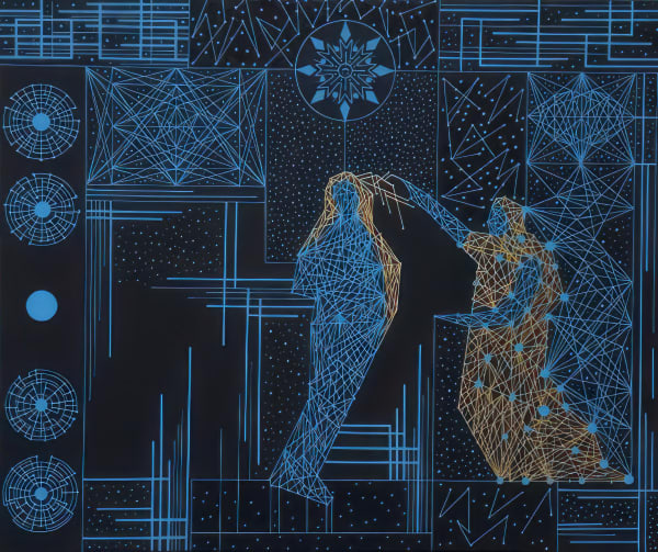 Kaikhan Salakhov, Astral SpaceX: The Cosmic A.I, #05/36, 2023