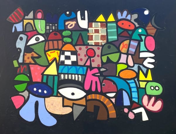 Ihab Ahmad, Floating in space , 2024