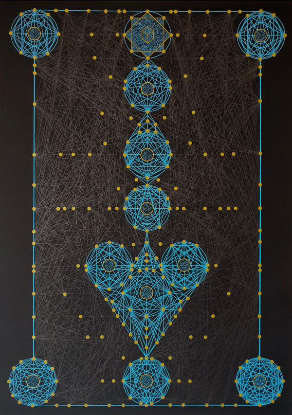 Kaikhan Salakhov, The Holy Kaaba 7/9, 2022