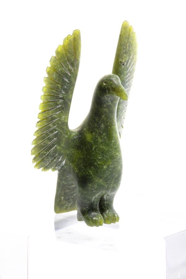 ABRAHAM ETUNGAT, R.C.A. (1911-1999) KINNGAIT (CAPE DORSET), Bird with Upswept Wings
