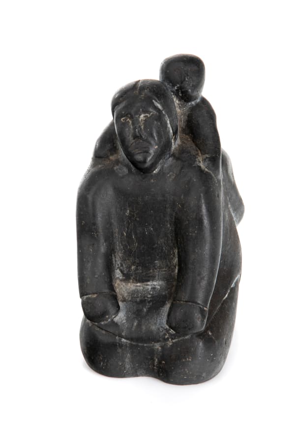 Kneeling Mother with Child in her Amaut