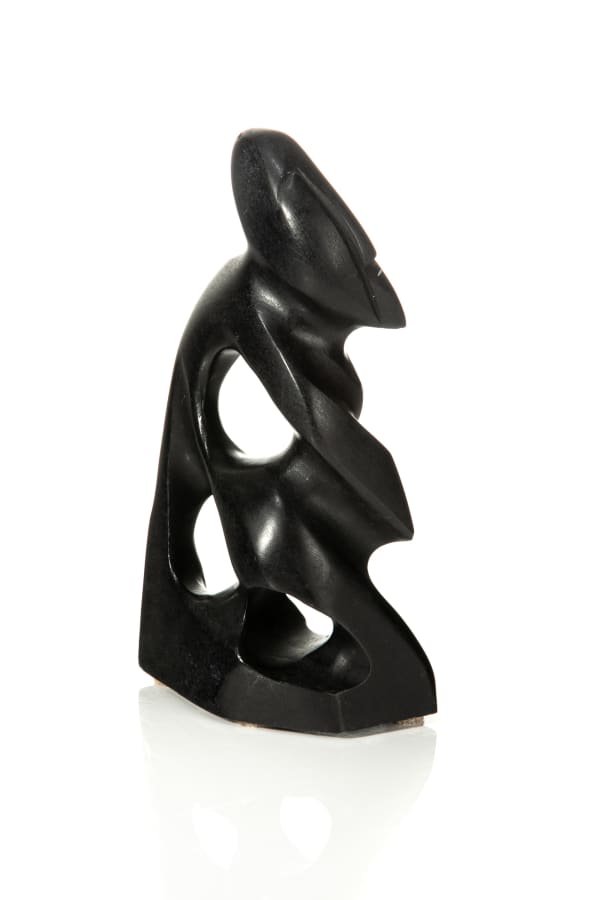 LOT 77A ALEX ALIKASHUAK (1952-) TIKIRAQJUAQ (WHALE COVE) Spirit Figure, 2000s stone, 10.25 x 6 x 2.25 in (26 x 15.2 x 5.7 cm) ESTIMATE: $300 — $500 PRICE REALIZED: $240.00