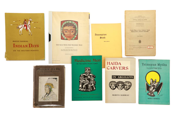 Lot 112 Quantity of Publications by Charles Marius Barbeau, CC FRSC PRICE REALIZED: $246.00
