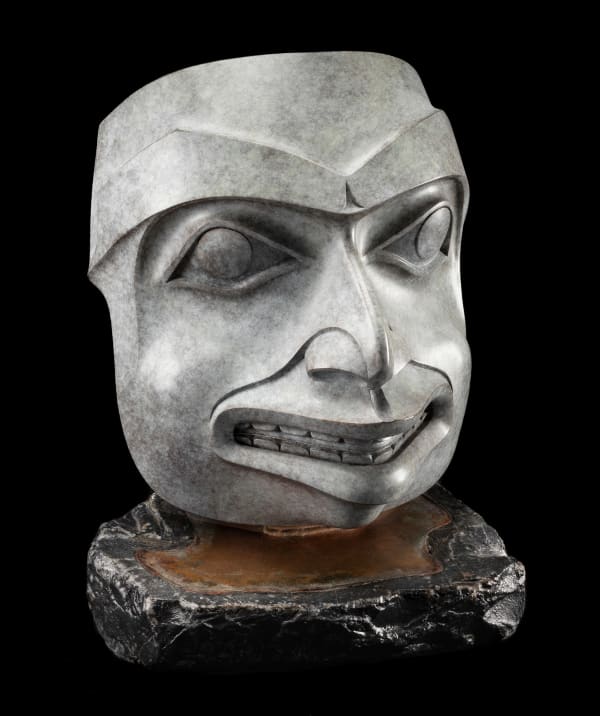 LOT 51 ROBERT DAVIDSON (GUUD SANS GLANS), C.M., O.B.C., (1946-) HAIDA, MASSET / WHITE ROCK Dunee, 2001 cast and patinated bronze on base, 14 x 11 x 8 in (35.6 x 27.9 x 20.3 cm) ESTIMATE: $12,000 — $18,000 Price Realized: $12,000.00