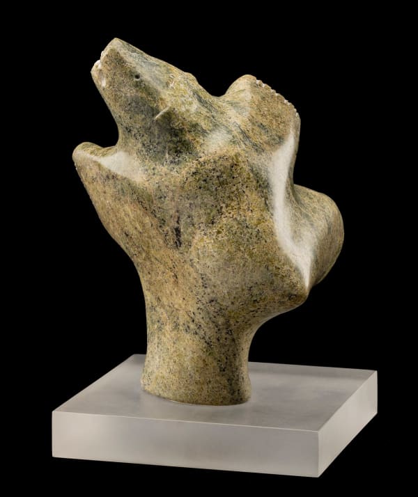 Lot 109 PAUTA SAILA, R.C.A. (1916-2009) KINNGAIT (CAPE DORSET) Dancing Bear, late 1970s stone and antler, 5.5 x 2.75 x 3.5 in (14 x 7 x 8.9 cm) ESTIMATE: $5,000 — $8,000 PRICE REALIZED: $6,000.00