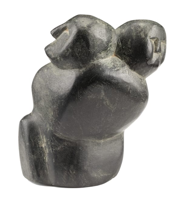 Lot 7 MARY KAHOOTSUAK MIKI (1920-1993), ARVIAT (ESKIMO POINT) Mother and Child, early 1970s stone, 4 x 3.25 x 2 in (10.2 x 8.3 x 5.1 cm) ESTIMATE: $1,000 — $1,500 Price Realized: $900