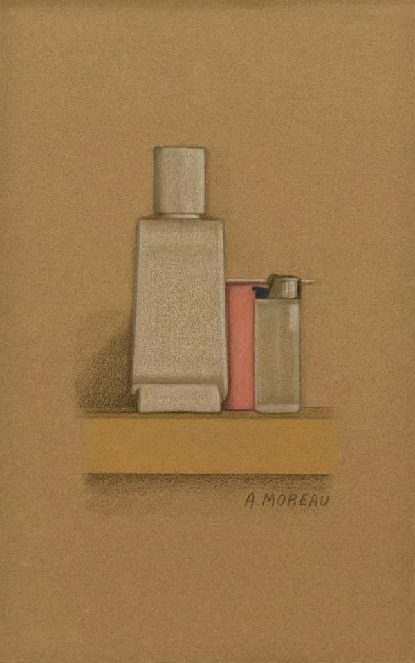 Aimée Moreau, 4. Flacon blanc et briquet, 1980