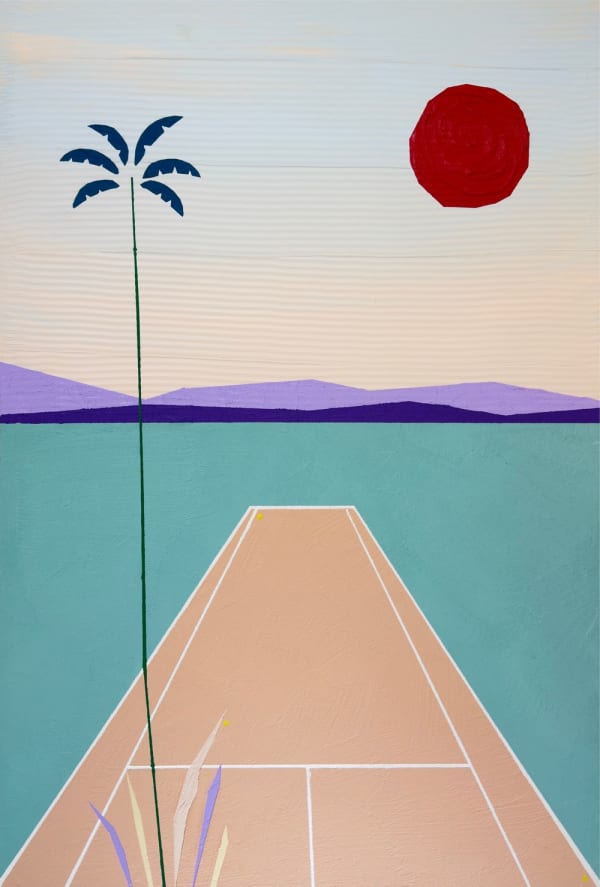 Blue Palm Tree, 2024