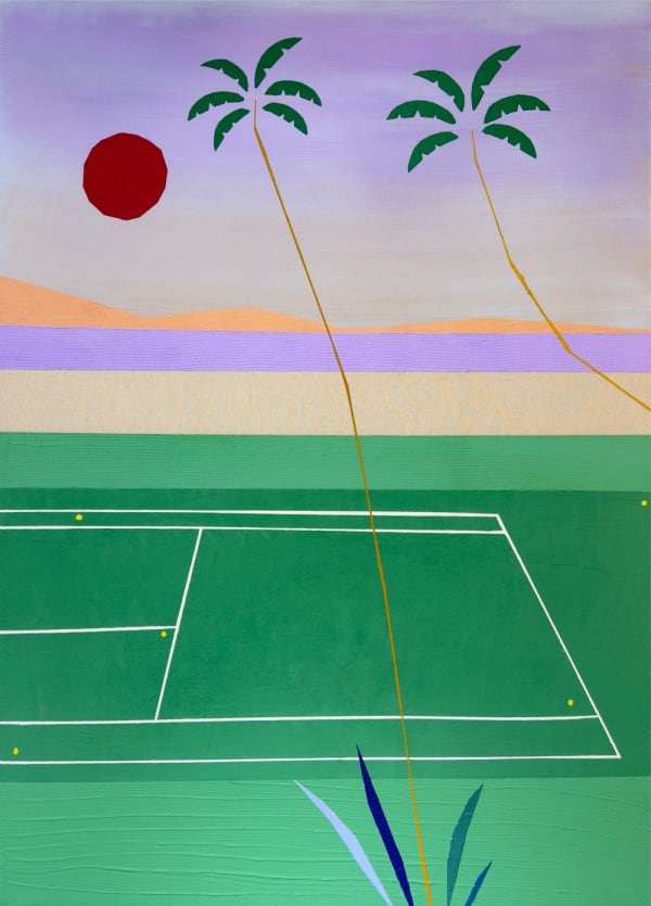 A Tennis Court in the Luberon, 2024