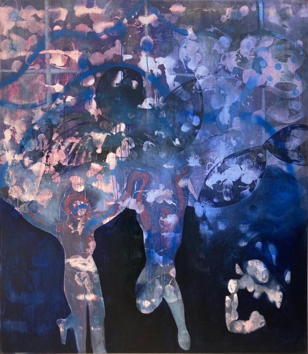 Alexis Soul-Gray, I saw the devil sitting under the blossom tree, 2021