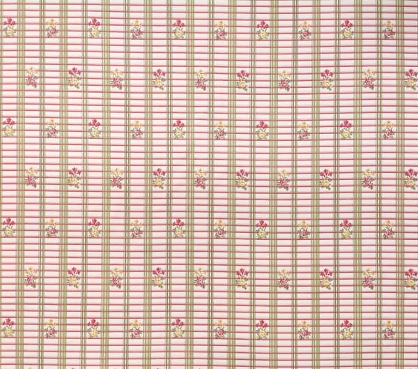 Percale Bagatelle Clair Rouge Vert