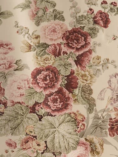 Jubilee Bouquet Red Green Cotton