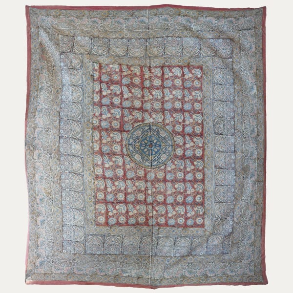 Indian Block Printed Tablecloth