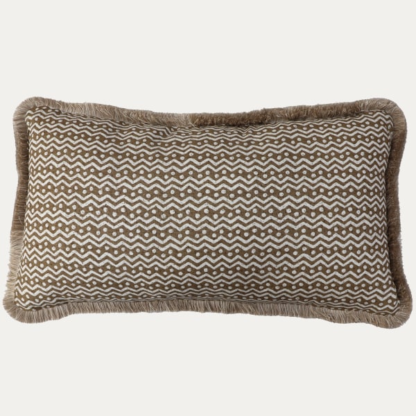 Sibyl Colefax and John Fowler Zig Zag with Brush Fringe