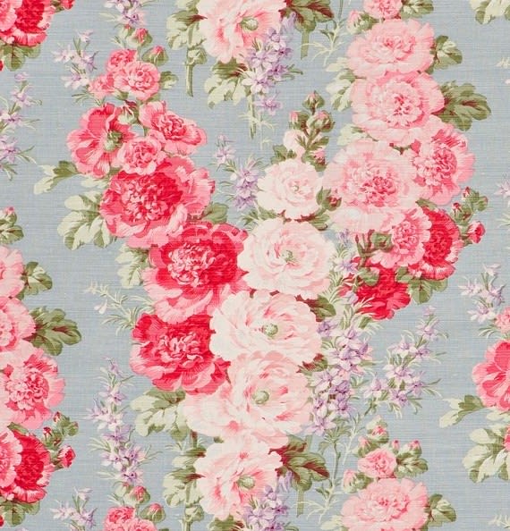 Hollyhock Blue On Oyster