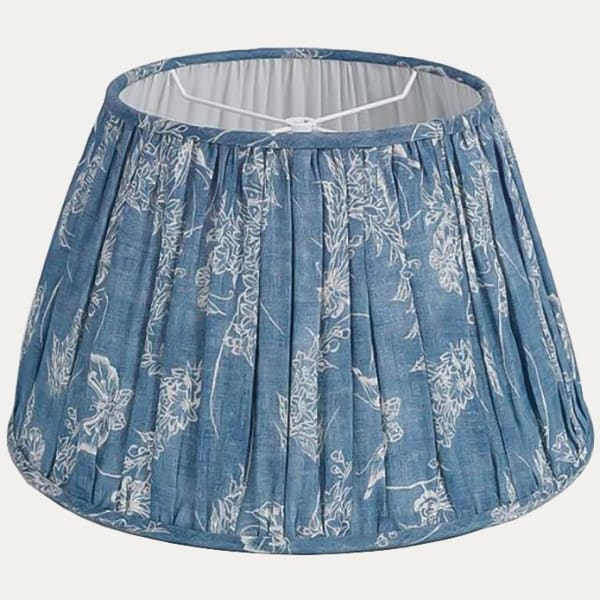 Robert Kime Chou Lampshade with US Finial Fitting