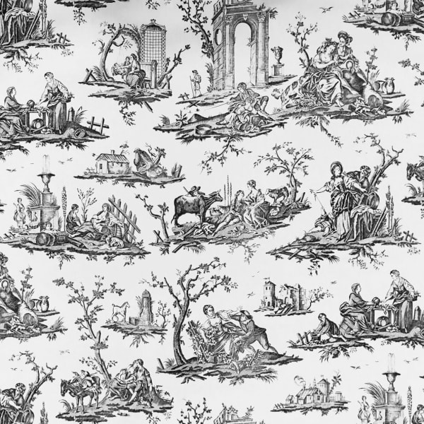 Toile Fragonard Clair Noir