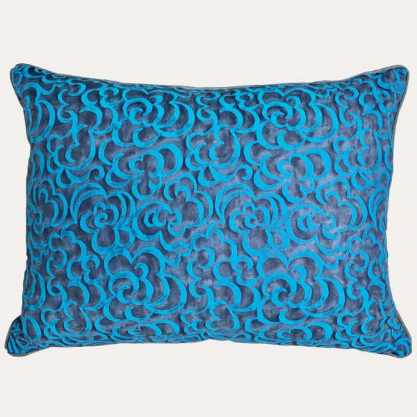 Fortuny Nuvole Turkish Blues Cushion