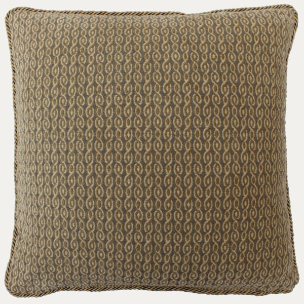 Patrick Gallagher Tessuti Orietta Umbria Cushion with Rope Piping