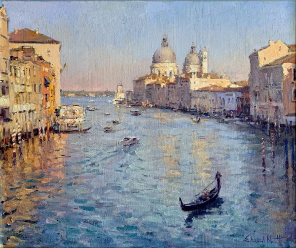 Late Afternoon in the Grand Canal By Edward Noott