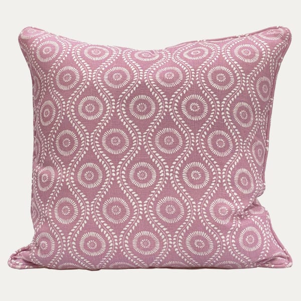 Raoul Textiles Coverlet Lavender Decorative Cushion handmade by Floren