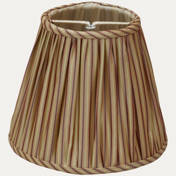 Claremont Autrichienne Striped Silk Handsewn Lampshade
