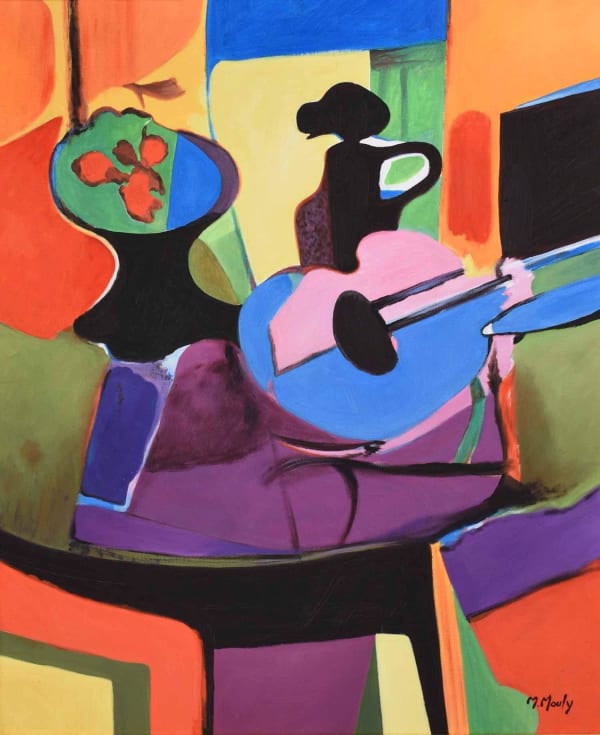 Le Guitar Bleu Marcel Mouly