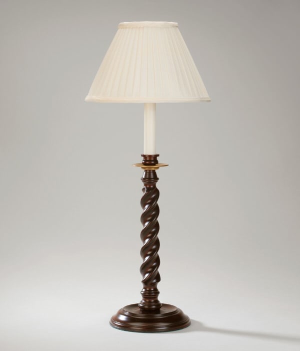 Barley Twist Candlestick Table Lamp