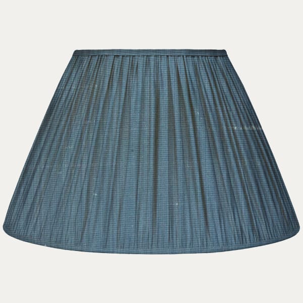 Dark Blue Strie SFJ Silk Empire Lampshade