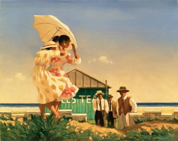 Jack Vettriano A Very Dangerous Beach