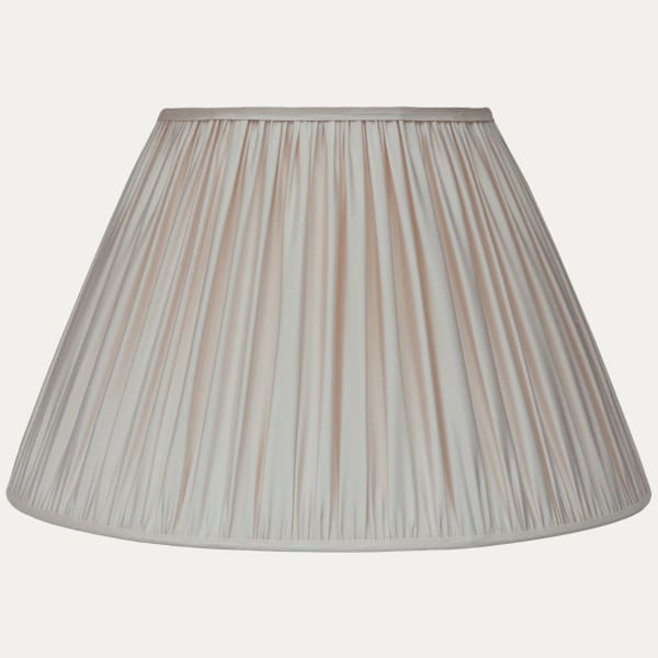 Ivory Faille Lugano Silk Empire Lampshade
