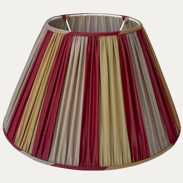 SFJ Striped Silk Lampshade