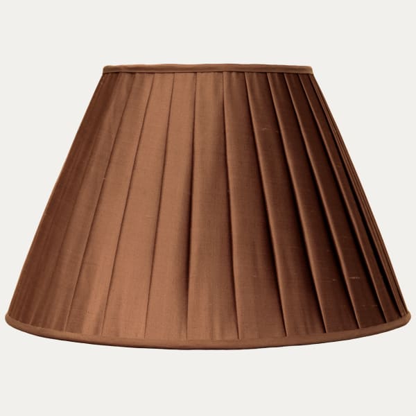 Satin La Tour 6017 Silk Box Pleated Lampshade