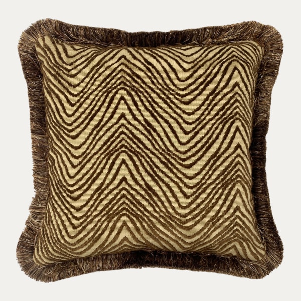 Lee Jofa Awash Velvet Cocoa Decorative Cushion