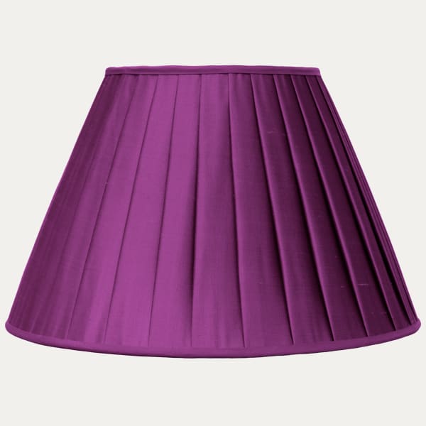 Satin La Tour 6217 Silk Box Pleated Lampshade