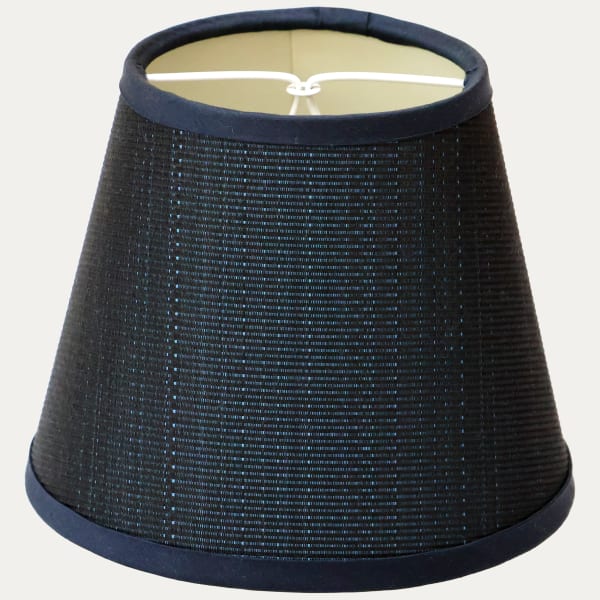 ohn Boyd Selle Blue Black Horsehair Lampshade