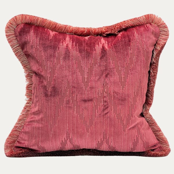 Lee Jofa Holland Flamest Berry Decorative Cushion handmade by Floren