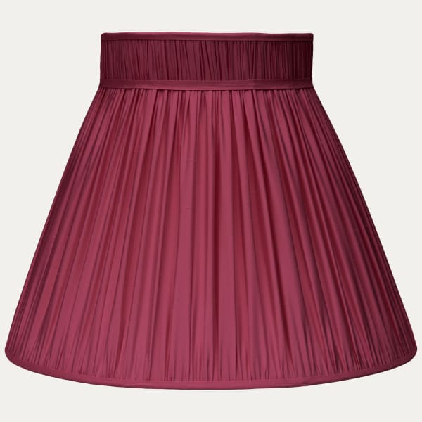 Douppion Jam Silk Collar Top Lampshade