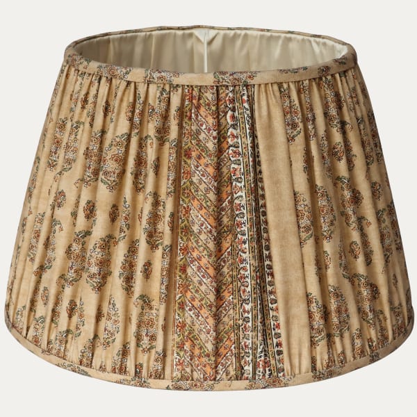Lisa Fine Amira Desert Sand French Drum Handsewn Lampshade