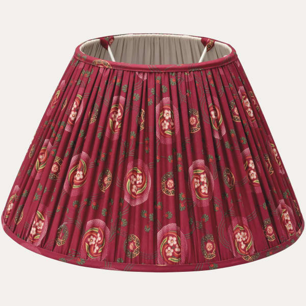 Decors Barbares Aurel Rose Glazed Cotton Hand Sewn Lampshade