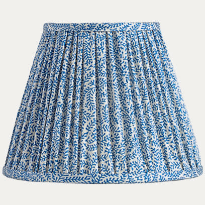 Soane Coral Azure Lampshade for Wall Lights